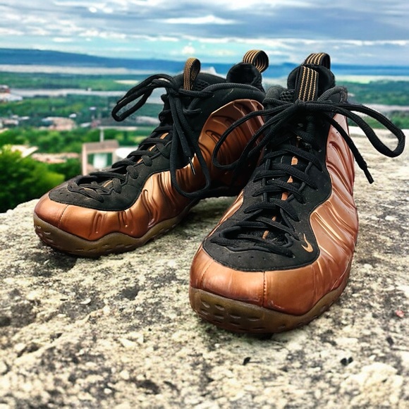 Nike Copper Foamposite Shoes. Size 13. - Picture 1 of 10